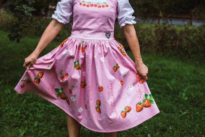 Ausschnitt Kleid „Süße Früchtchen“