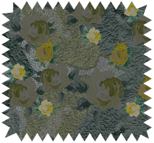 Stoffmuster Kraut-Rock-Modell „Rosen“