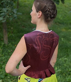 Ausschnitt Kraut-Rock-Modell „Spessart“, Rückenansicht